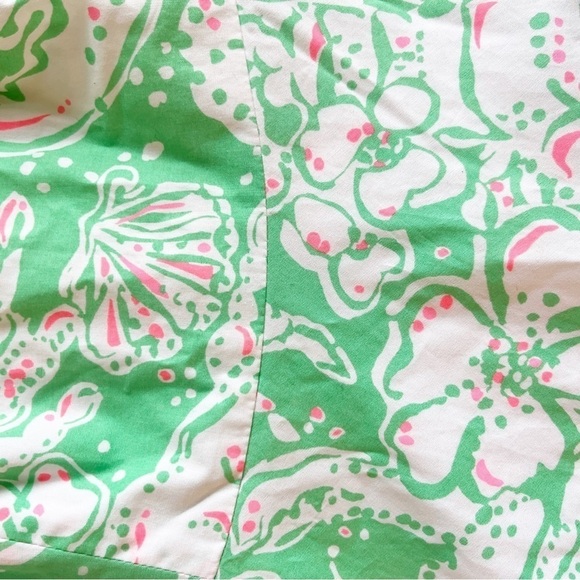 LILLY PULITZER Zo Beach Bash Racerback Dress Size Small in Glenda Green Print - Picture 9 of 12